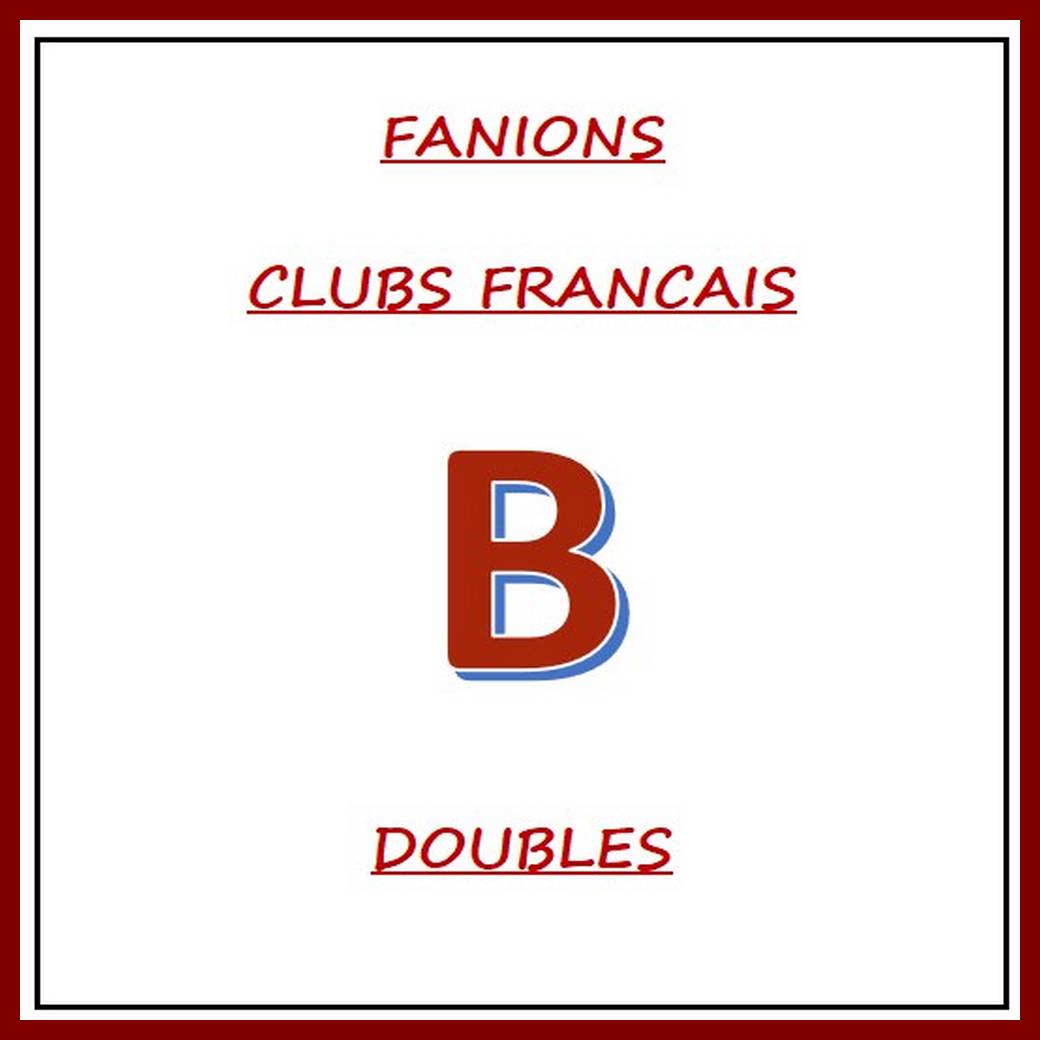 Photo 133 DOUBLE CLUBS FRANCAIS: B - 00