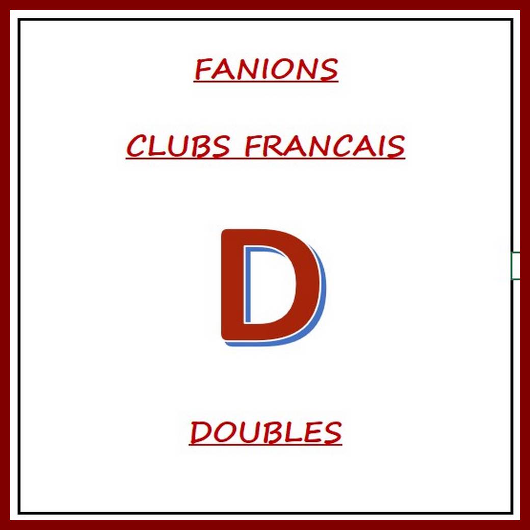 Photo 136 DOUBLE CLUBS FRANCAIS: D - 00
