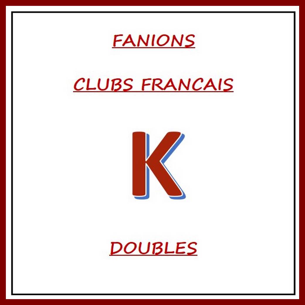 Photo 143 DOUBLE CLUBS FRANCAIS: K - 00