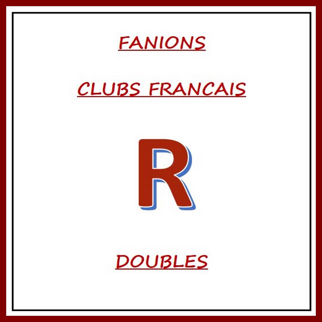 Photo 150 DOUBLE CLUBS FRANCAIS: R - 00