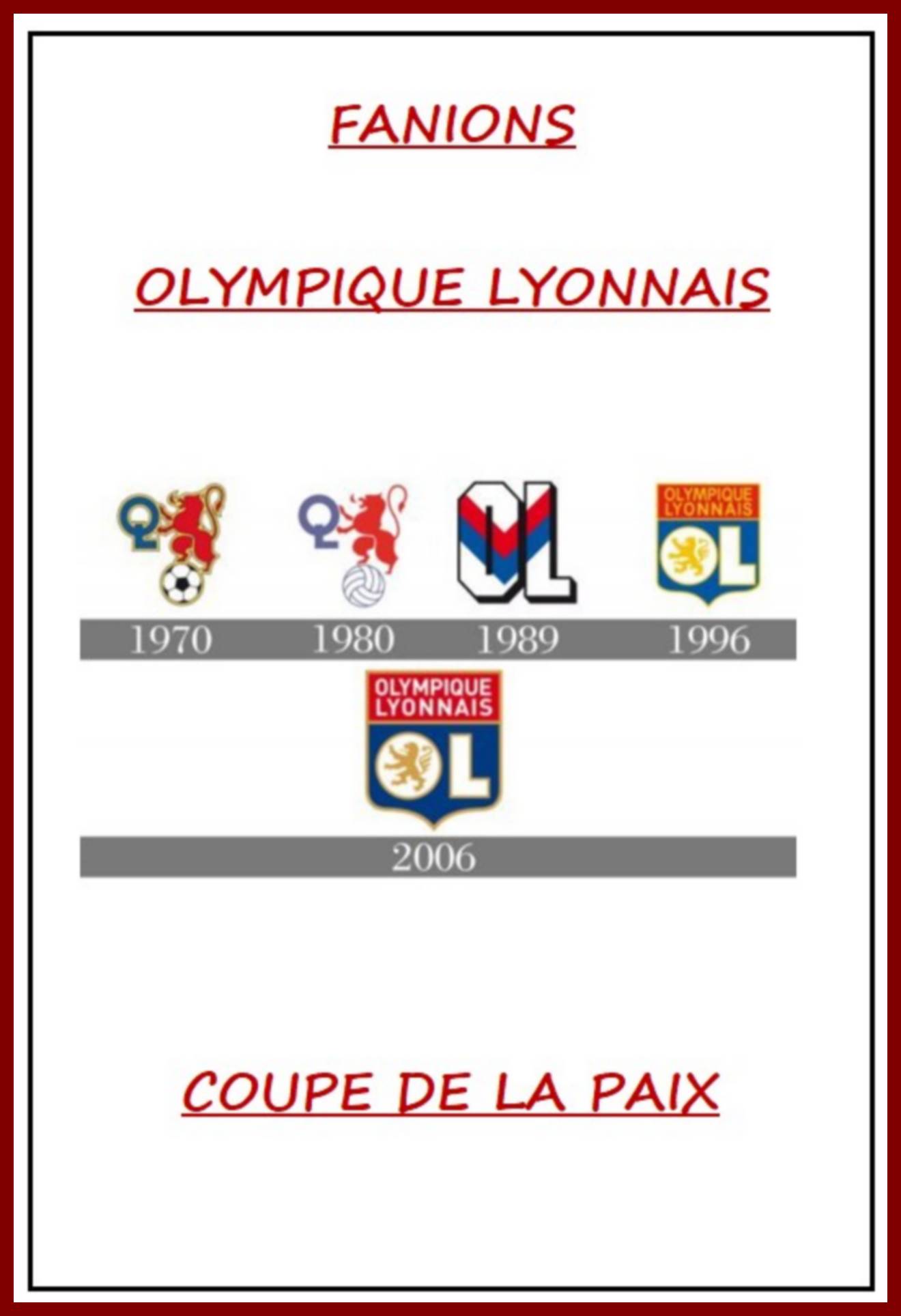 Photo 22 OLYMPIQUE LYONNAIS - COUPE DE LA PAIX (Page 00)