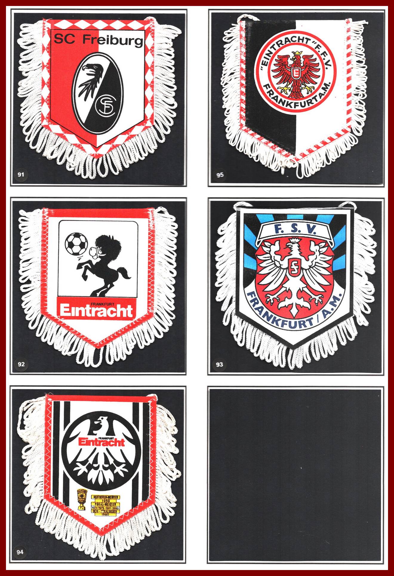 Photo 289 ALLEMAGNE (Page F 1): Freiburg - Eintracht Fransfurt 