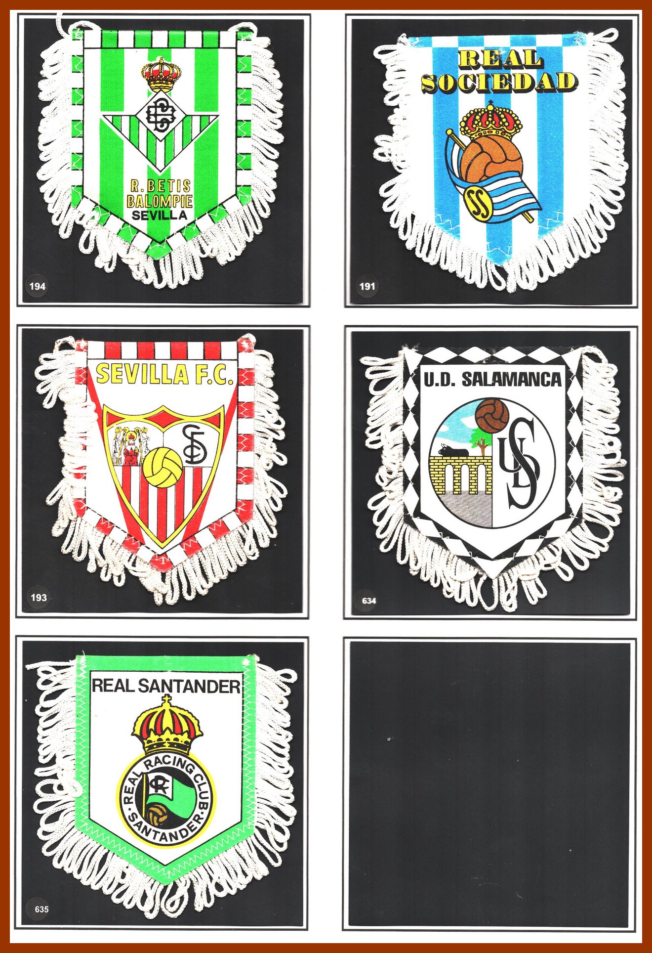 Photo 328 ESPAGNE (Page S 1): Betis Séville - Real Sociedad - FC Séville - UD Salamanque - Real Santander