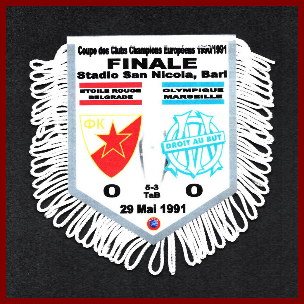 Photo 336 4 - 29/05/1991 Coupe d'Europe des Clubs champions: Etoile Rouge de Belgrade / Olympique de Marseille
