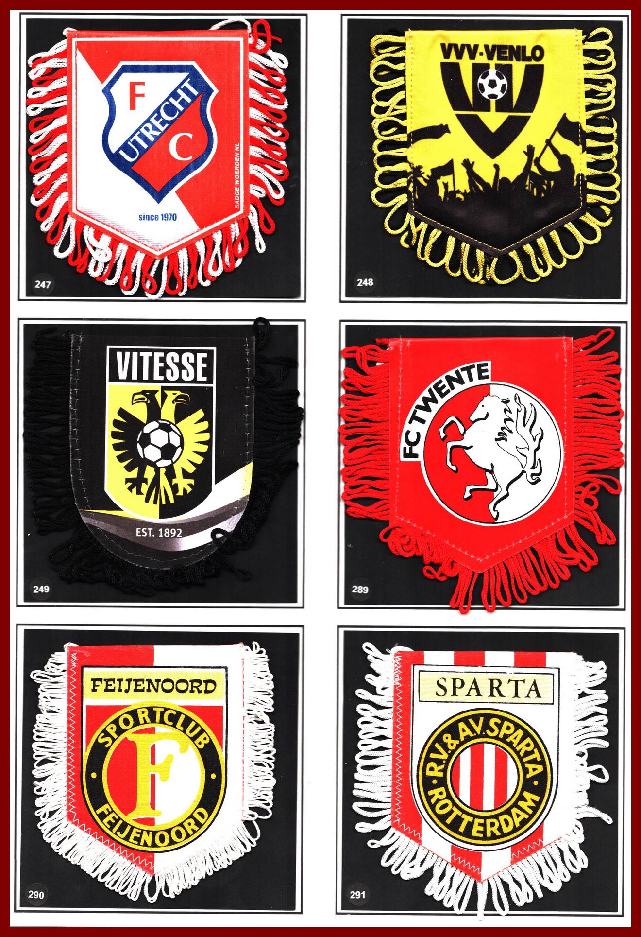 Photo 431 PAYS-BAS (Page 04): FC Utrecht - VVV Venlo - Vitesse Arnhem - FC Twente - Feyennood - Sparta Rottedam