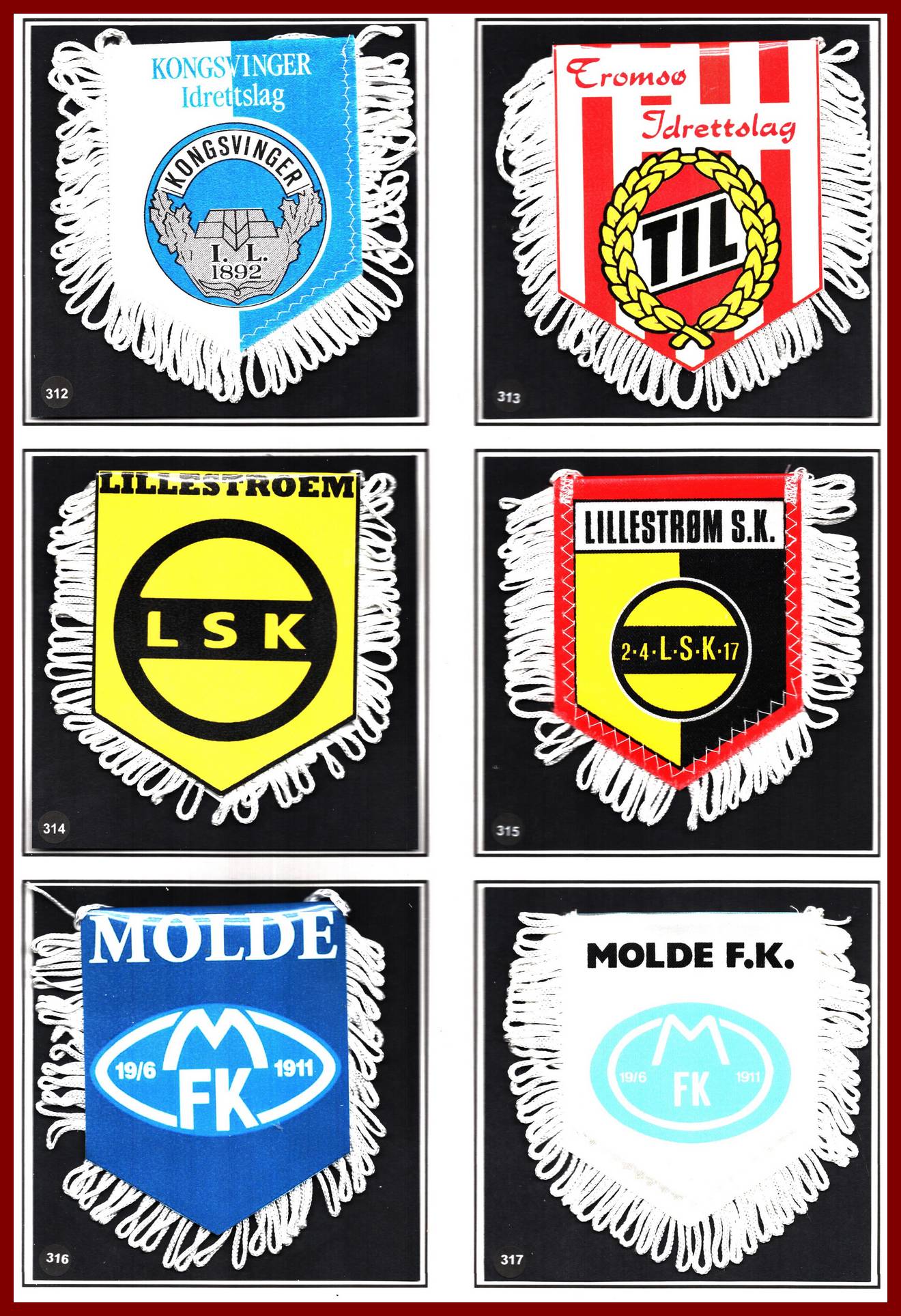 Photo 440 NORVEGE (Page 02): Kongsvinger IL - Tromso IL - Lillestroem SK - Molde FK 