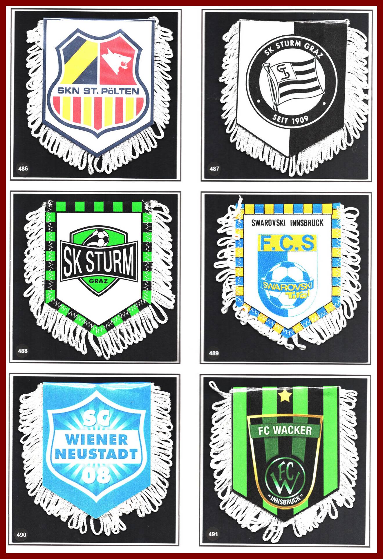 Photo 561 AUTRICHE (Page 02): SKM Sankt Polten - SK Sturm Graz - FC Swarowski unnsbruck  - SC Wiener Neustadt - FC Wacker