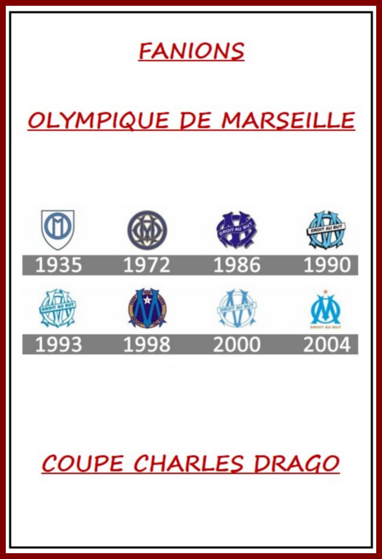 Photo 658 OLYMPIQUE DE MARSEILLE - COUPE CHARLES DRAGO (Page 00)