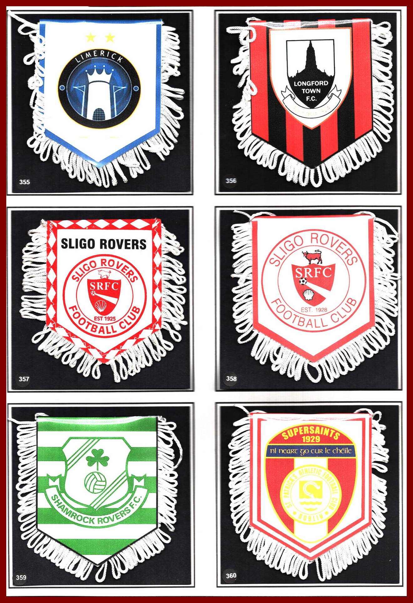 Photo 688 IRLANDE (Page 03): Limerick - Longford Town - Sligo Rovers - Shamrock Rovers - saint-Patrick AFC