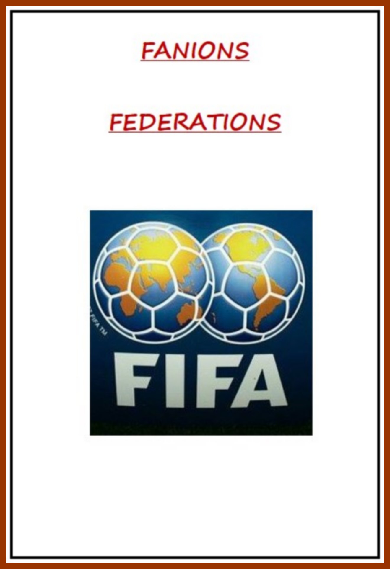 Photo 746 FEDERATIONS (Page 00) 
