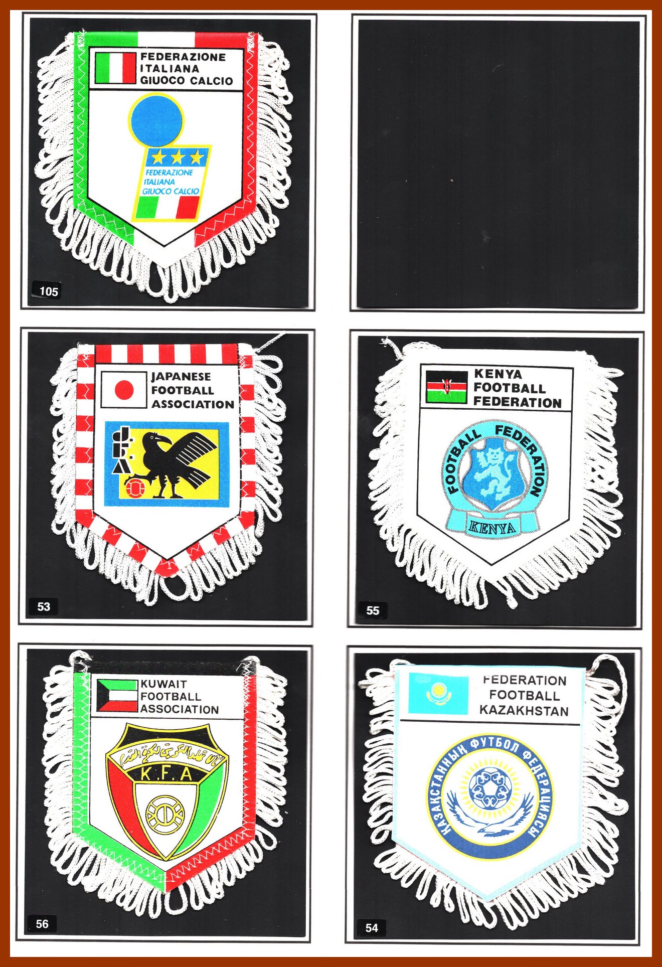 Photo 814 FEDERATIONS (Page 14): Italie - Japon - Kazakhstan - Kenya - Koweït