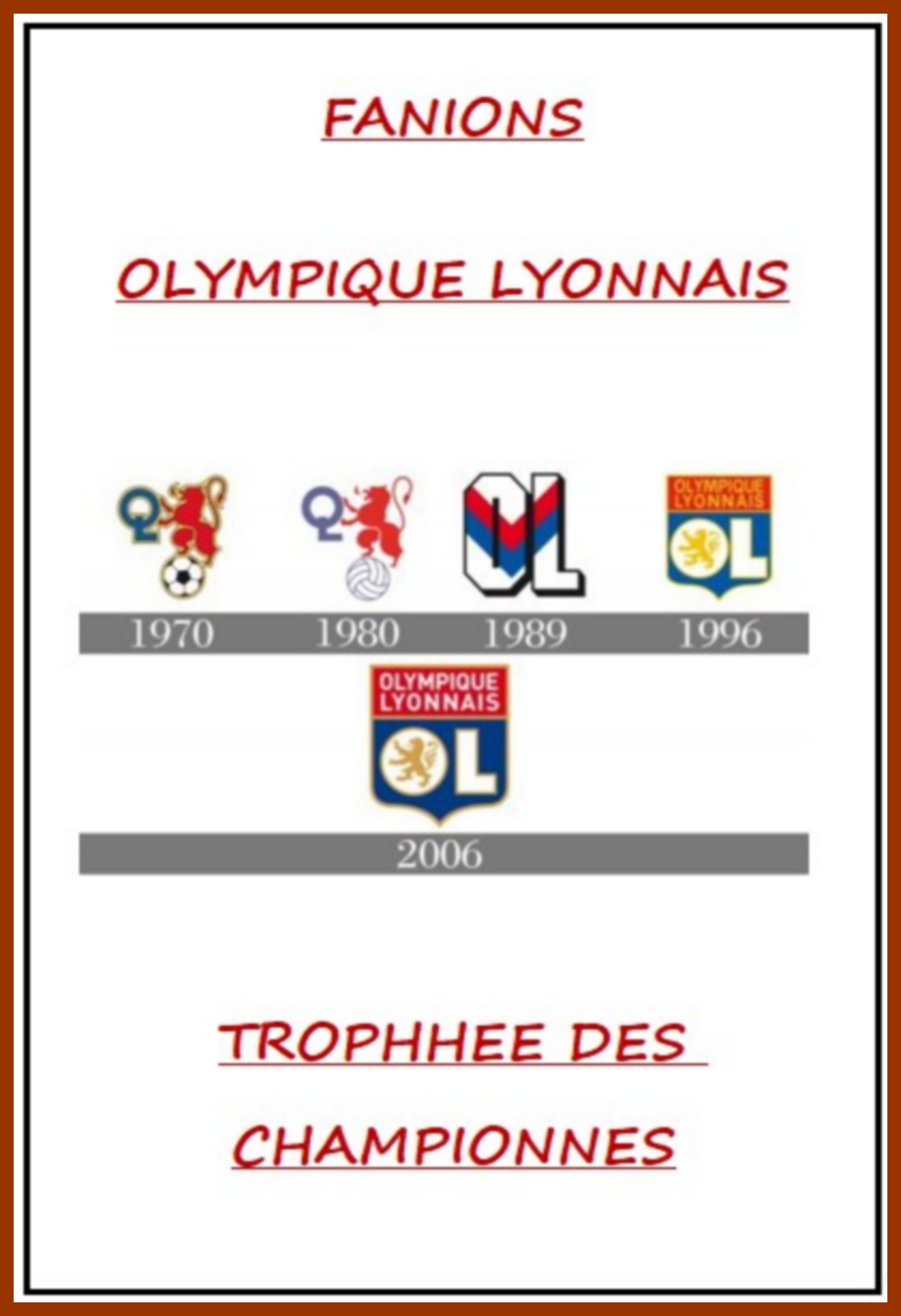 Photo 944 OLYMPIQUE LYONNAIS - TROPHEE DES CHAMPIONNES (Page 00)